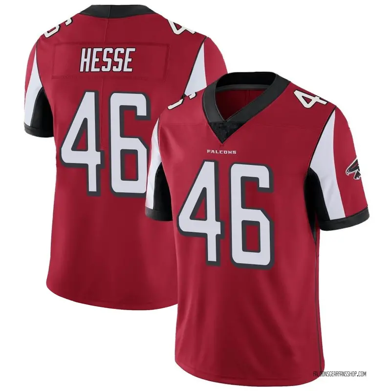 Parker Hesse Men's Nike Red Atlanta Falcons Alternate Custom Game Jersey Size: Extra Large