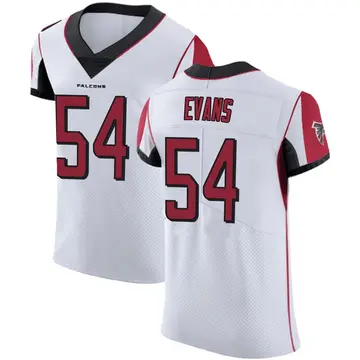 Men's Atlanta Falcons Rashaan Evans White Elite Jersey