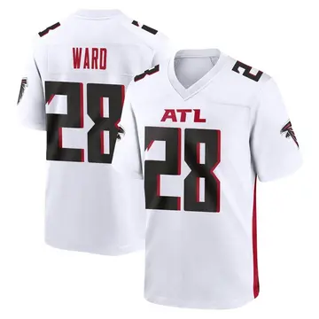 Men's Atlanta Falcons Terron Ward White Game Jersey By Nike