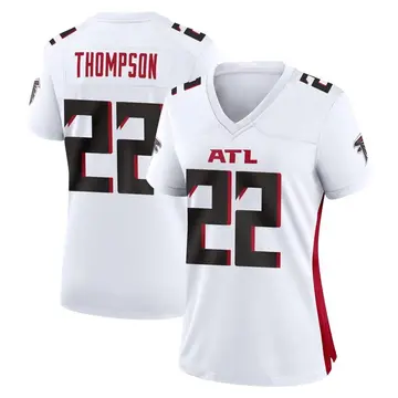 Women's Atlanta Falcons Josh Thompson White Game Jersey By Nike