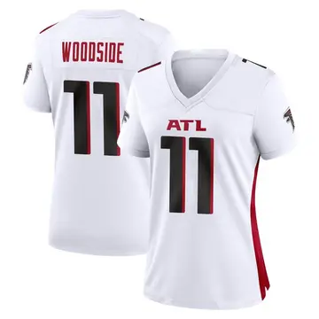 Men's Nike Logan Woodside Black Atlanta Falcons Team Game Jersey Size: 3XL