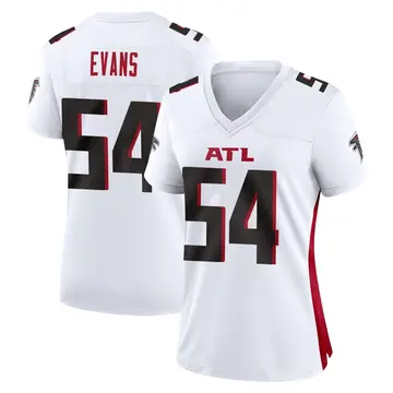 Women's Atlanta Falcons Rashaan Evans White Game Jersey By Nike