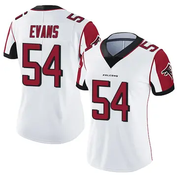 Women's Atlanta Falcons Rashaan Evans White Limited Vapor Untouchable Jersey By Nike