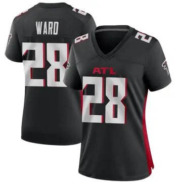 Women's Atlanta Falcons Terron Ward Black Game Alternate Jersey By Nike