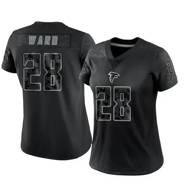 Women's Atlanta Falcons Terron Ward Black Limited Reflective Jersey By Nike