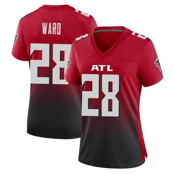 Women's Atlanta Falcons Terron Ward Red Game 2nd Alternate Jersey By Nike