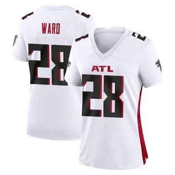 Women's Atlanta Falcons Terron Ward White Game Jersey By Nike