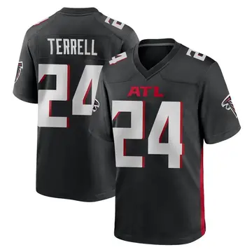 Youth Atlanta Falcons A.J. Terrell Black Game Alternate Jersey By Nike