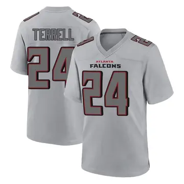 Youth Atlanta Falcons A.J. Terrell Gray Game Atmosphere Fashion Jersey By Nike