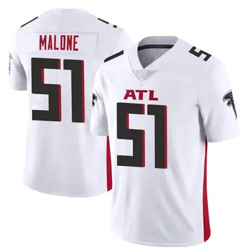 Zay Malone Men's Nike White Atlanta Falcons Custom Game Jersey Size: 3XL