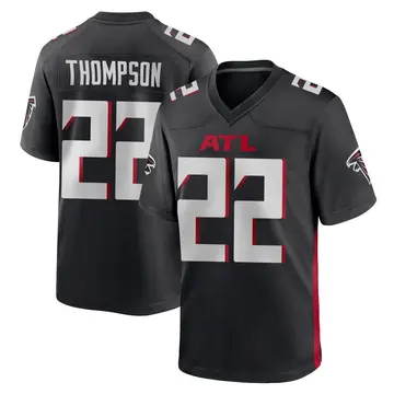 Youth Atlanta Falcons Josh Thompson Black Game Alternate Jersey By Nike