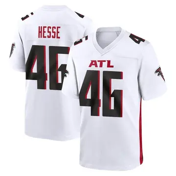 Parker Hesse Men's Nike Red Atlanta Falcons Alternate Custom Game Jersey Size: Extra Large