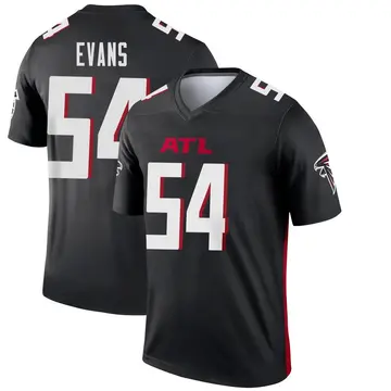 Youth Atlanta Falcons Rashaan Evans Black Legend Jersey By Nike