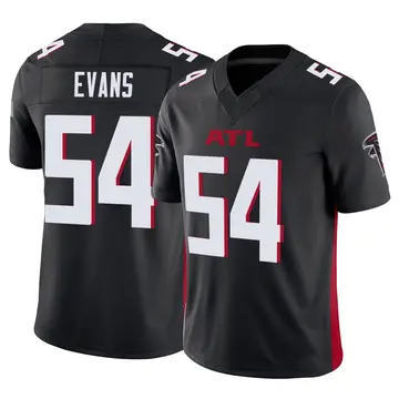 Youth Atlanta Falcons Rashaan Evans Black Limited Vapor F.U.S.E. Jersey By Nike