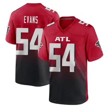 Youth Atlanta Falcons Rashaan Evans Red Game 2nd Alternate Jersey By Nike