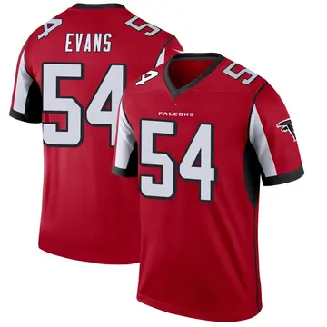 Youth Atlanta Falcons Rashaan Evans Red Legend Jersey By Nike