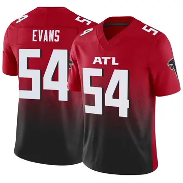 Youth Atlanta Falcons Rashaan Evans Red Limited Vapor F.U.S.E. Jersey By Nike