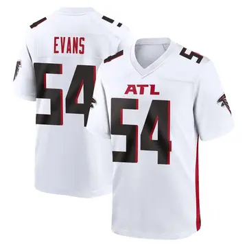 Youth Atlanta Falcons Rashaan Evans White Game Jersey By Nike