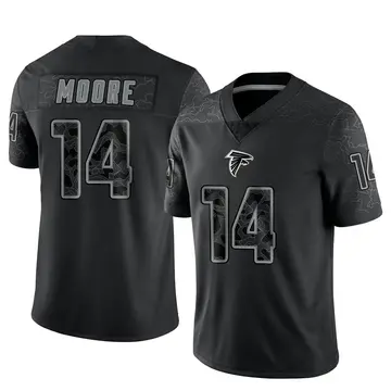 Youth Atlanta Falcons Rondale Moore Black Limited Reflective Jersey By Nike