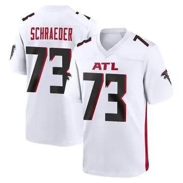 Atlanta Falcons #73 Ryan Schraeder Nike Color Rush Red Jersey - Bluefink