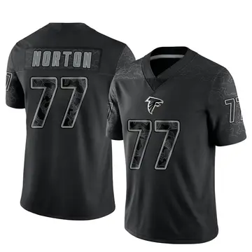 Youth Atlanta Falcons Storm Norton Black Limited Reflective Jersey By Nike