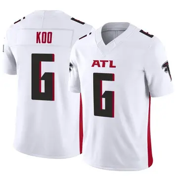 Atlanta Falcons Younghoe Koo Red 100th Season Vapor Limited Jersey